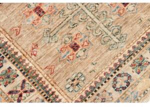 Tappeto Kazak Fine Stilizzato Beige Blu Corsia 81x256 Cm
