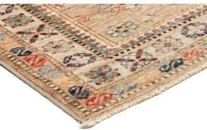 Tappeto Kazak Fine Stilizzato Beige Blu Corsia 81x256 Cm