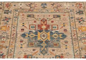 Tappeto Floralia Stilizzato Beige Blu 81x128 Cm