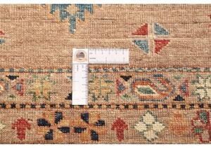 Tappeto Kazak Fine Geometrico Beige Blu 249x315 Cm