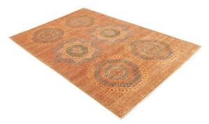 Tappeto Kairo Geometrico Mattone Azzurro 143x220 Cm