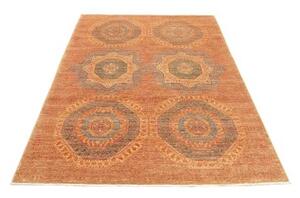 Tappeto Kairo Geometrico Mattone Azzurro 143x220 Cm