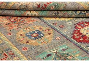Tappeto Floralia Geometrico Grigio Multicolore 165x238 Cm
