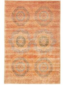 Tappeto Kairo Geometrico Mattone Azzurro 143x220 Cm