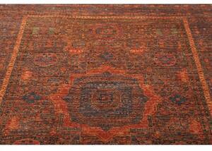Tappeto Kairo Stilizzato Ruggine Blu 148x200 Cm