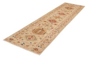 Tappeto Kazak Fine Geometrico Beige Ruggine Corsia 81x305 Cm