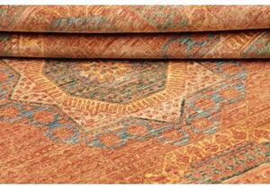 Tappeto Kairo Geometrico Mattone Azzurro 143x220 Cm
