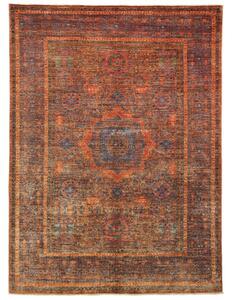 Tappeto Kairo Stilizzato Ruggine Blu 148x200 Cm