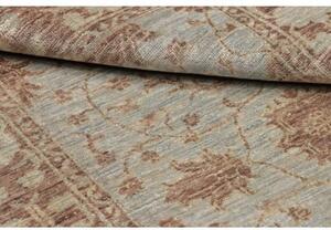 Tappeto Zigler Fine Floreale Celeste Mattone 102x148 Cm