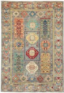 Tappeto Floralia Geometrico Grigio Multicolore 165x238 Cm