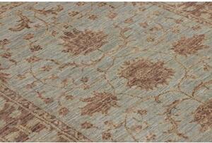 Tappeto Zigler Fine Floreale Celeste Mattone 102x148 Cm