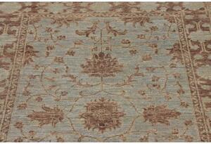 Tappeto Zigler Fine Floreale Celeste Mattone 102x148 Cm