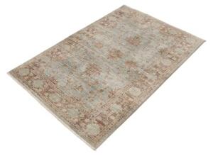 Tappeto Zigler Fine Floreale Celeste Mattone 102x148 Cm