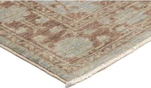 Tappeto Zigler Fine Floreale Celeste Mattone 102x148 Cm