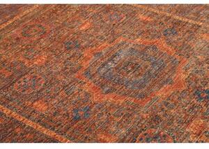 Tappeto Kairo Stilizzato Ruggine Blu 148x200 Cm