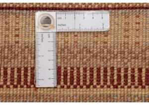 Tappeto Cromopura Geometrico Beige Rosso Corsia 78x244 Cm