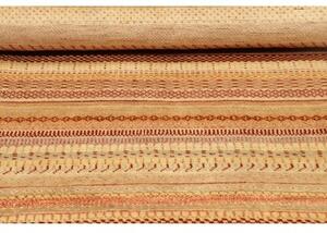 Tappeto Cromopura Geometrico Beige Rosso Corsia 78x244 Cm