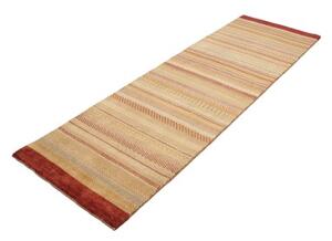 Tappeto Cromopura Geometrico Beige Rosso Corsia 78x244 Cm