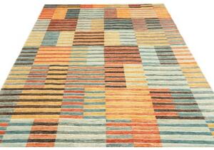 Tappeto Mosaic Geometrico Multicolore Beige 202x286 Cm