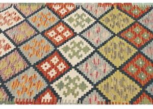 Tappeto Kilim Geometrico Multicolore 125x184 Cm