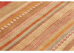 Tappeto Cromopura Geometrico Rosso Mattone Beige 82x122 Cm