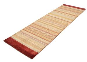 Tappeto Cromopura Geometrico Beige Rosso Mattone Corsia 79x249 Cm