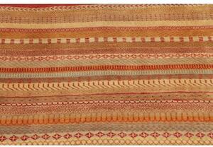 Tappeto Cromopura Geometrico Rosso Mattone Beige 82x122 Cm