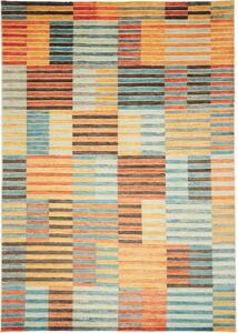 Tappeto Mosaic Geometrico Multicolore Beige 202x286 Cm