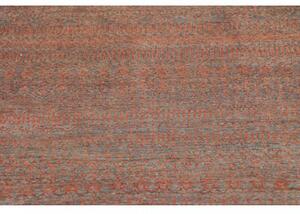 Tappeto Cromopura Geometrico Arancione Grigio Corsia 81x295 Cm