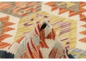 Tappeto Kilim Stilizzato Becco Di Corda Multicolore 126x181 Cm