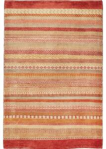 Tappeto Cromopura Geometrico Rosso Mattone Beige 82x122 Cm