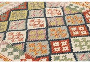 Tappeto Kilim Geometrico Multicolore 125x184 Cm