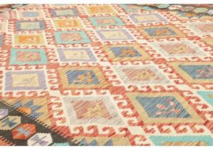 Tappeto Kilim Geometrico Multicolore 206x289 Cm