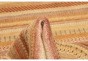 Tappeto Cromopura Geometrico Beige Rosso Corsia 78x244 Cm