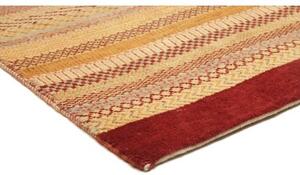 Tappeto Cromopura Geometrico Beige Rosso Corsia 78x244 Cm