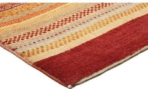 Tappeto Cromopura Geometrico Beige Rosso Mattone Corsia 79x249 Cm