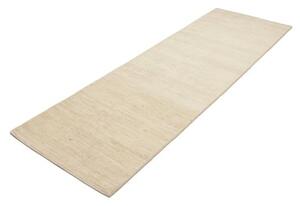 Tappeto Cromopura Tinta Unita Avorio Beige Corsia 76x232 Cm