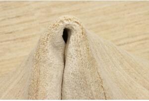 Tappeto Cromopura Tinta Unita Avorio Beige Corsia 76x232 Cm