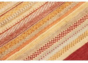 Tappeto Cromopura Geometrico Beige Rosso Mattone Corsia 79x249 Cm