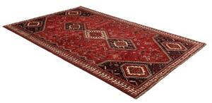 Tappeto Shiraz Geometrico Rosso Nero 183x285 Cm