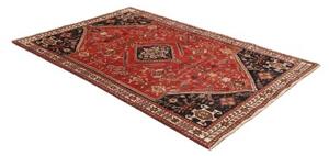 Tappeto Shiraz Stilizzato Rosso Blu Scuro 158x246 Cm