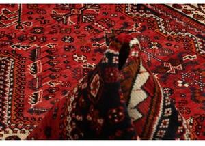 Tappeto Shiraz Geometrico Rosso Nero 183x285 Cm