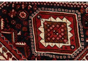 Tappeto Shiraz Geometrico Rosso Nero 183x285 Cm