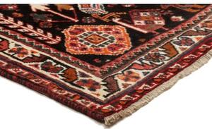 Tappeto Shiraz Fine Geometrico Rosso Nero 173x257 Cm