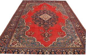 Tappeto Wiss Medaglione Floreale Rosso Blu 270x380 Cm