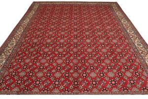 Tappeto Varamin Stilizzato Rosso Blu 293x388 Cm
