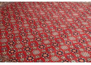 Tappeto Varamin Stilizzato Rosso Blu 293x388 Cm