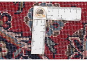 Tappeto Ardakan Medaglione Floreale Rosso Blu Scuro 197x297 Cm