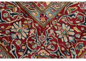 Tappeto Kerman Medaglione Floreale Blu Scuro Rosso 298x400 Cm