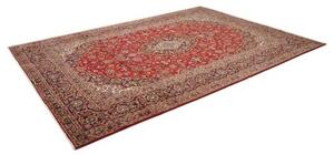 Tappeto Ardakan Medaglione Floreale Rosso Blu Scuro 266x370 Cm
